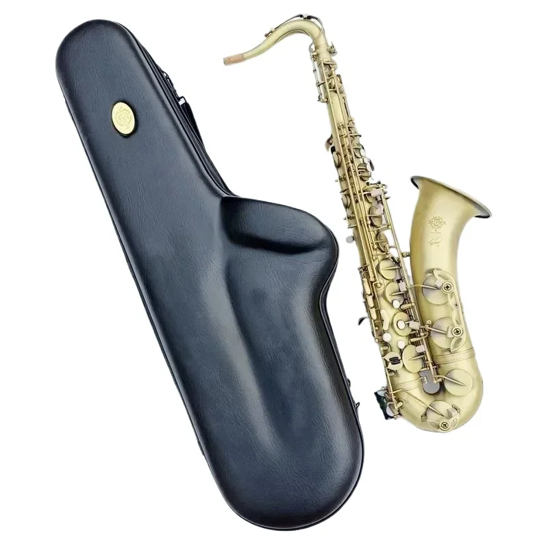 High Quality France 54 Professional Tenor Saksafon B Solid Ancient Baker Simulation Pirine Steel Tenor Sax Music Time