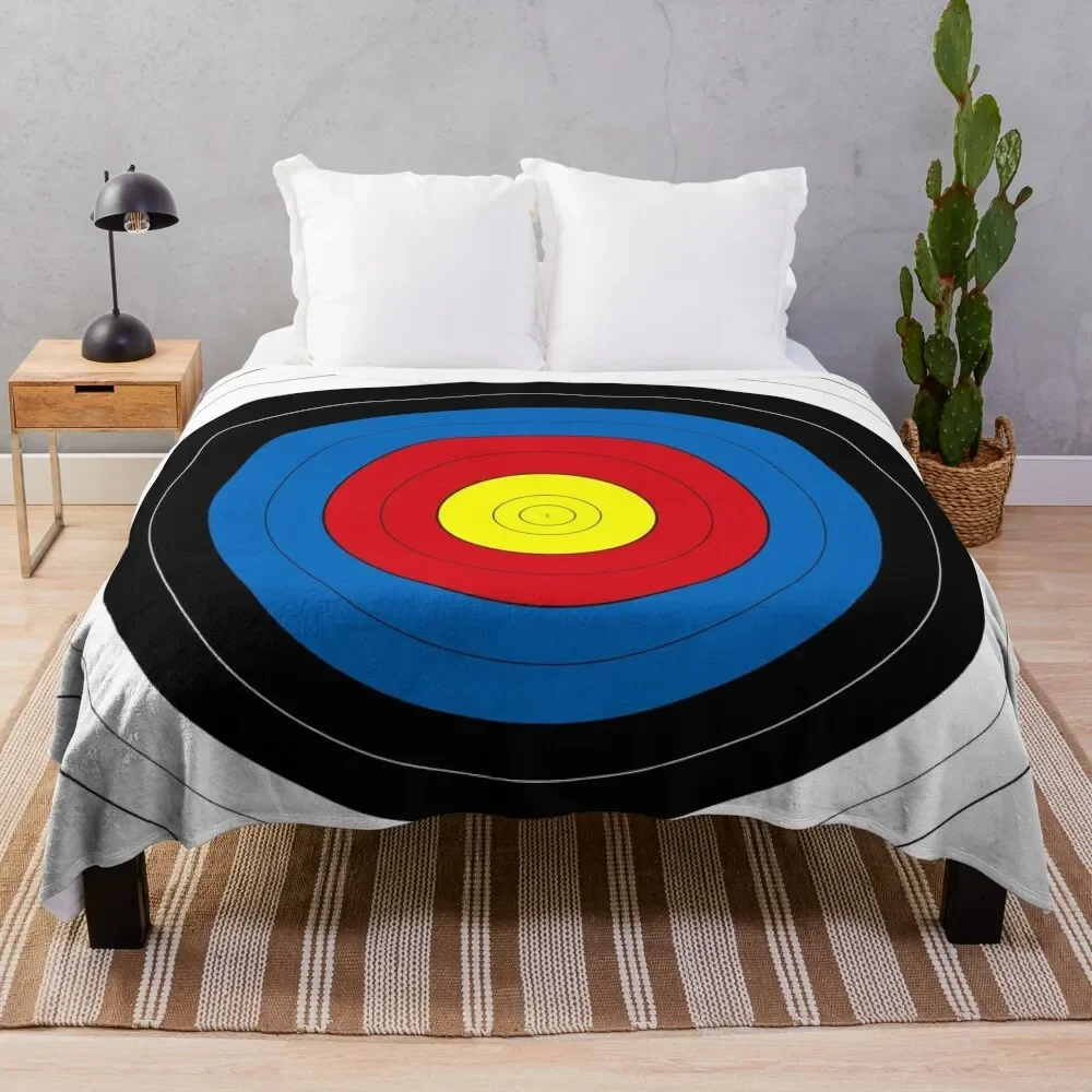 

Archery Target Target Face Throw Blanket Soft Plush Plaid Winter beds Extra Large Throw Blankets