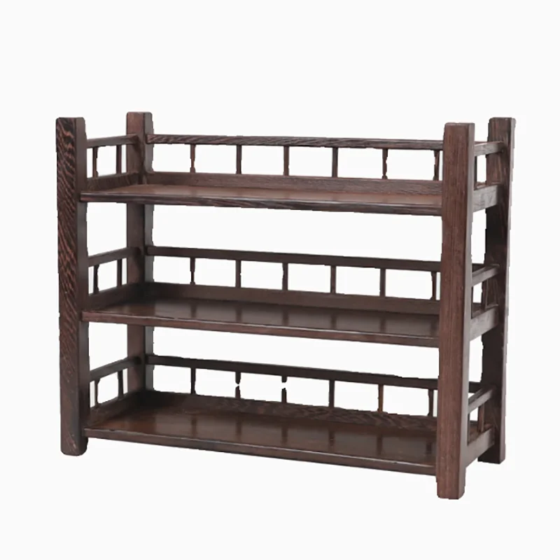 Solid wood ,Chinese style  tea cup construction, storage rack, display rack, small antique rack, tea set cabinet