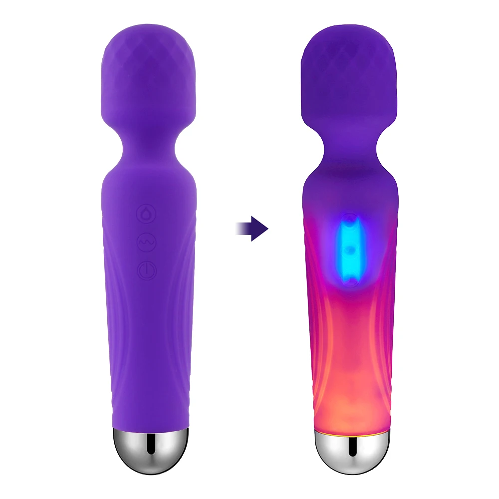 Wholesale from 30 pieces Cordless Waterproof Handheld Rechargeable Women Full Body Multi-Speed Silicone Wireless Shiny Wand Vibrator Massager Se8e226d341f24889bc3adad78cd3185fb