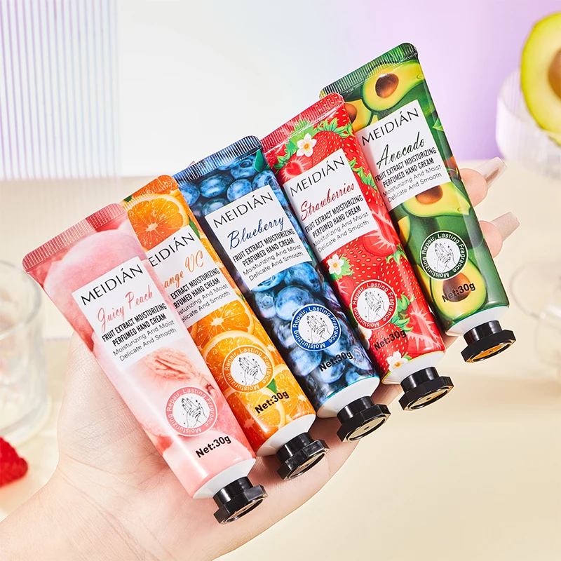 Luxurious Fruit-Scented Hand Cream Set for Deep Moisturization and Lasting Fragrance
