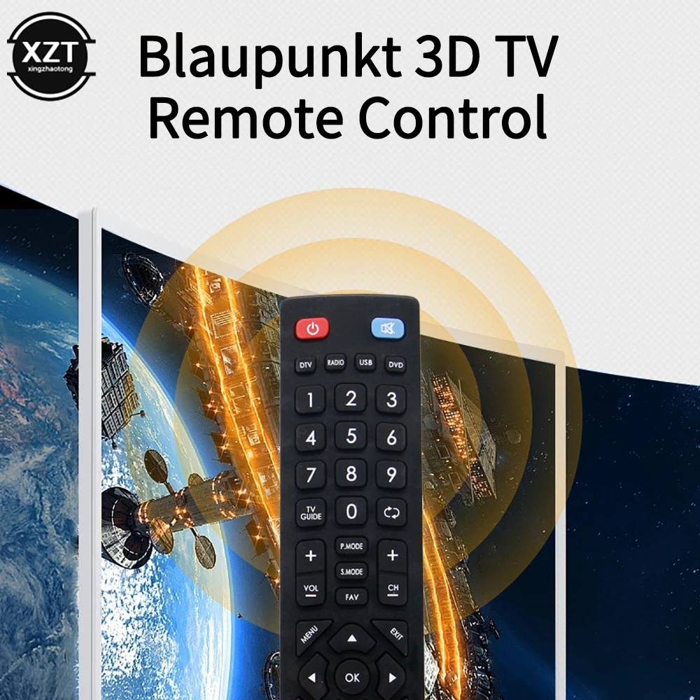 AULCMEET Télécommande Rechange Pour Blaupunkt 3D Full HD Smart LED