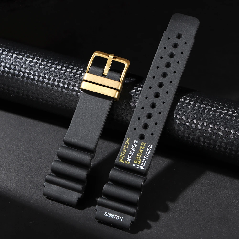 Enhanced Rubber Diver Sport Watch Strap – Durable and Versatile Watchband