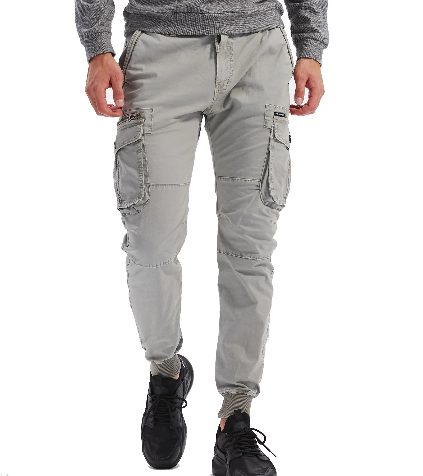 

Men's Casual Elastic Workwear Pants With Pure Cotton Multi Pocket Design For Outdoor Sports Equipment Pants