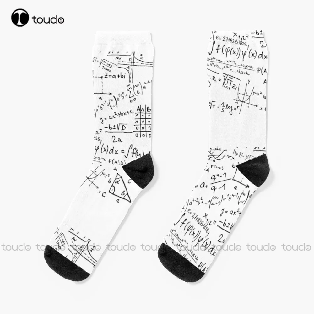 

Носки математические женские с цифровым принтом, 360 °