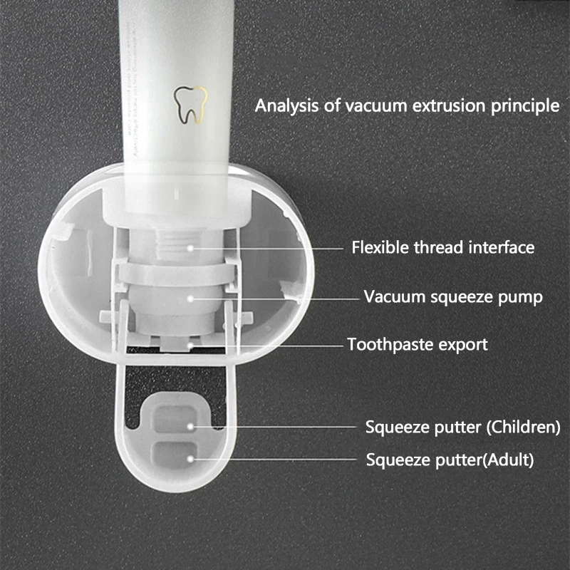 Automatic Toothpaste Dispenser Bathroom Accessories Toothbrush Holder Dental Cream Dispenser bathroom accessories set soap dispenser toothpaste squeezer