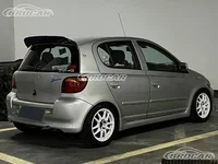 For 2002--2013 Toyota Vitz Echo Yaris SPOON Style High Quality FRP Material Silver or Blue Roof Spoiler Trunk Boot Wing Spoiler 2
