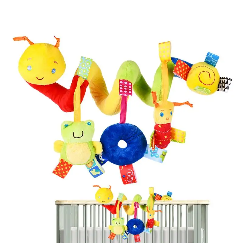 

Автомобильные игрушки-погремушки, мягкая детская кроватка, подвесные погремушки, мобильные игрушки для детской коляски, кроватки, спиральная игрушка, детская коляска