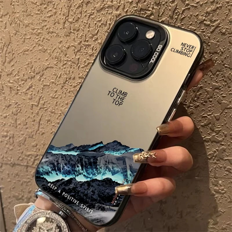 Vivid Dual Flame Mountain Phone Case Cover