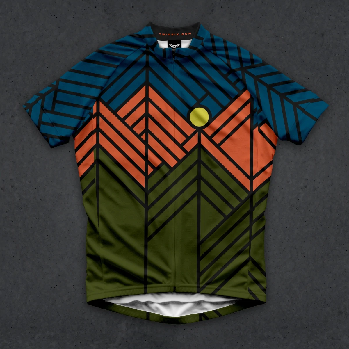 thumbnail image 1 of Camisetas de manga corta transpirables de verano Twin Six para hombre, de secado rápido, para equipos profesionales, de alta calidad, ajustadas, para ciclismo de montaña o carretera, ropa deportiva, 1 of 5