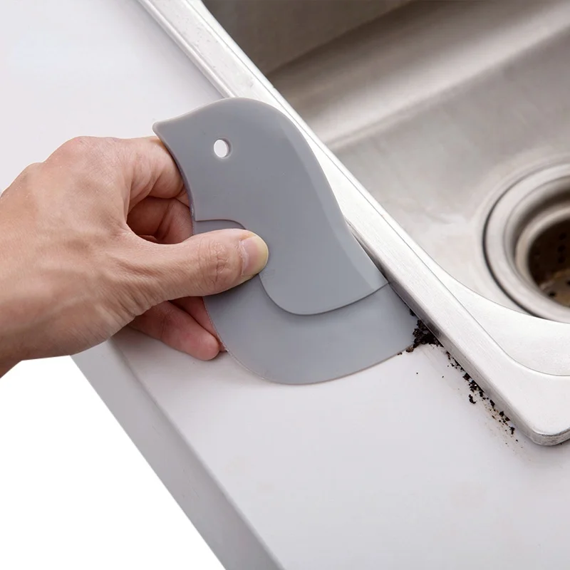 Cute Cartoon Soft Scraper Kitchen Baking Tool Multi-function Scraper Oil Plate Scraping Oil Scraper Cleaning Tool Kitchen Tools