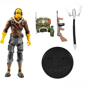 Fortnite Raptor Black Knight Skull Trooper Premium Action Figure Model Game Figures Models Room Decoration Doll Toys Kids Gift