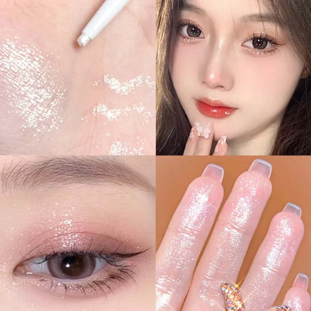 Liquid Eyeliner Eye Makeup Set Eyeshadow Pencil Eyeshadow Pen Makeup Kit Eyeliner Pencil Makeup Pen Eyeshadow Eyeliner Matte Eyeshadow Liquid Eyeshadow Matte Pink Tea Brown Lying Silkworm Eyeliner Pen Natural Brightening Glitter Eyes Shadow Pencil Shimmer Glue Eyeliner Cosmetics