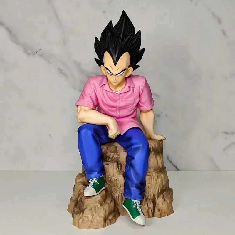 

Dragon Ball Figure Gk Fc Vegeta Plain Clothes Tidy Clothes Casual Wear Sitting Posture Figures Model Doll Gift Gk Statue Gift