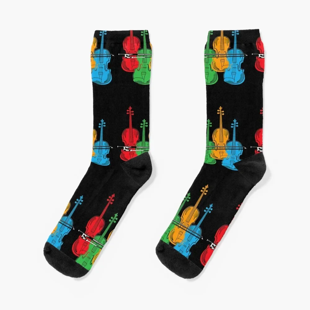 

Retro cello Socks custom football kids sheer Socks Women Men's