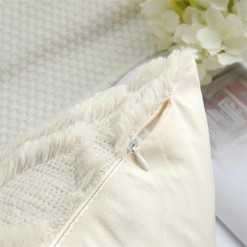 Kitinjoy Throw Pillow Cover 45x45 For Sofa Cushion Cover 50x50 Bed Living Room Plush Sleep Pillow Case Cotton Home Decor Cushion 4
