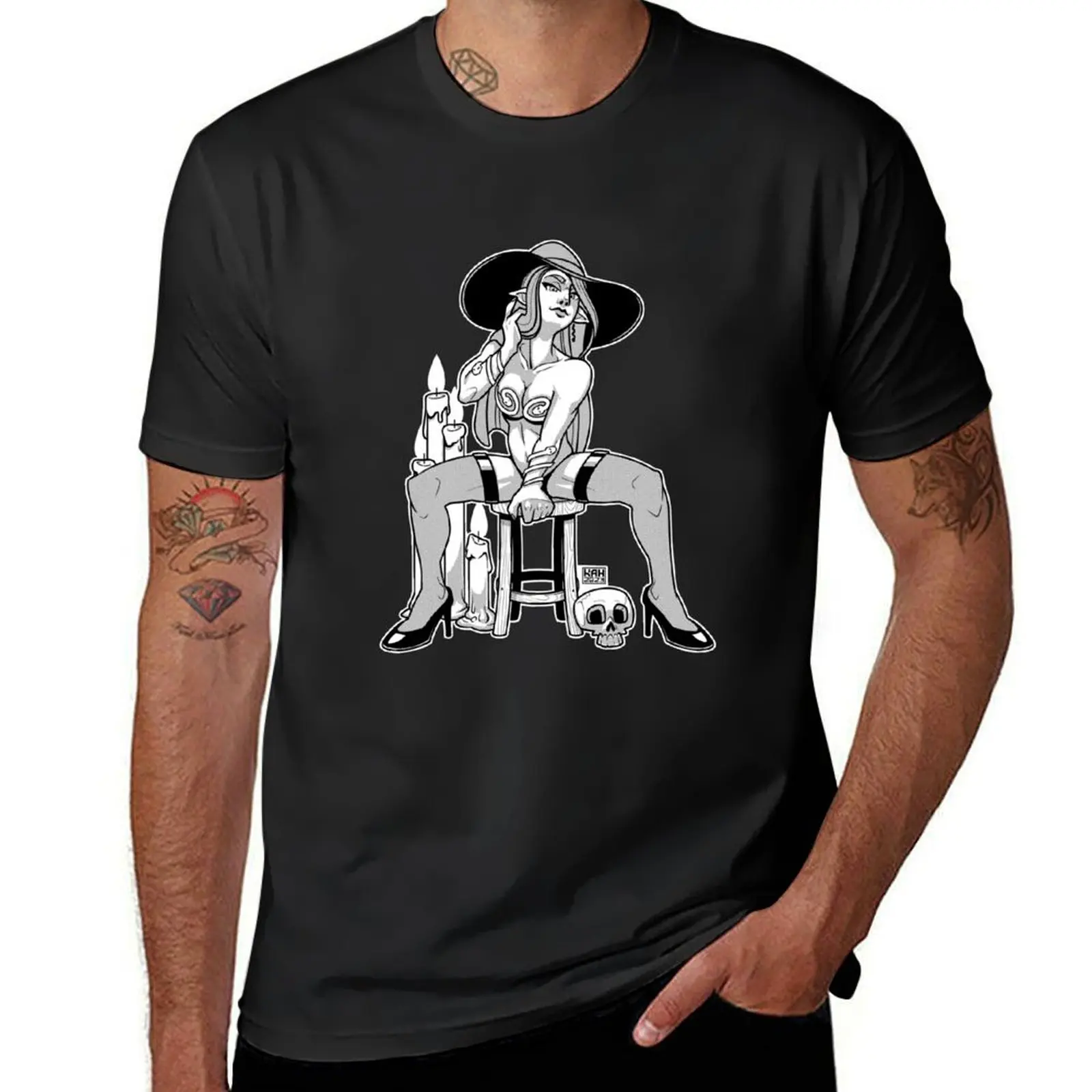 

Snake Witch T-Shirt sublime plus size tops funnys tops tshirts for men