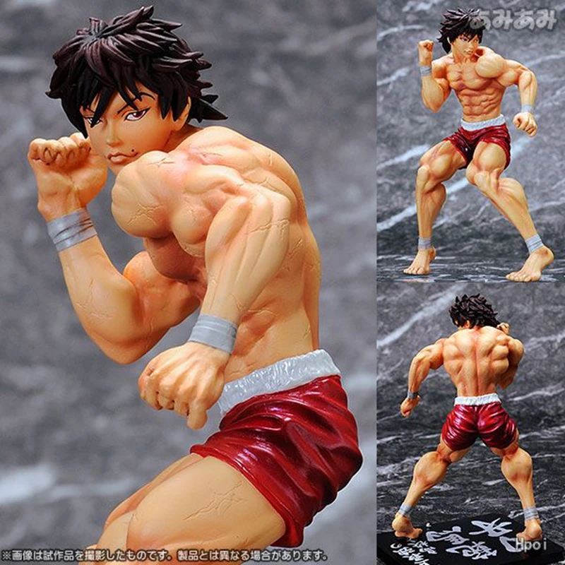 Figurine Yujiro Interchangeable Figurine Baki Hanma - 18 Cm PVC | Modèle Action Avec Accessoires Interchangeables | Collection Anime Hanma Yujiro