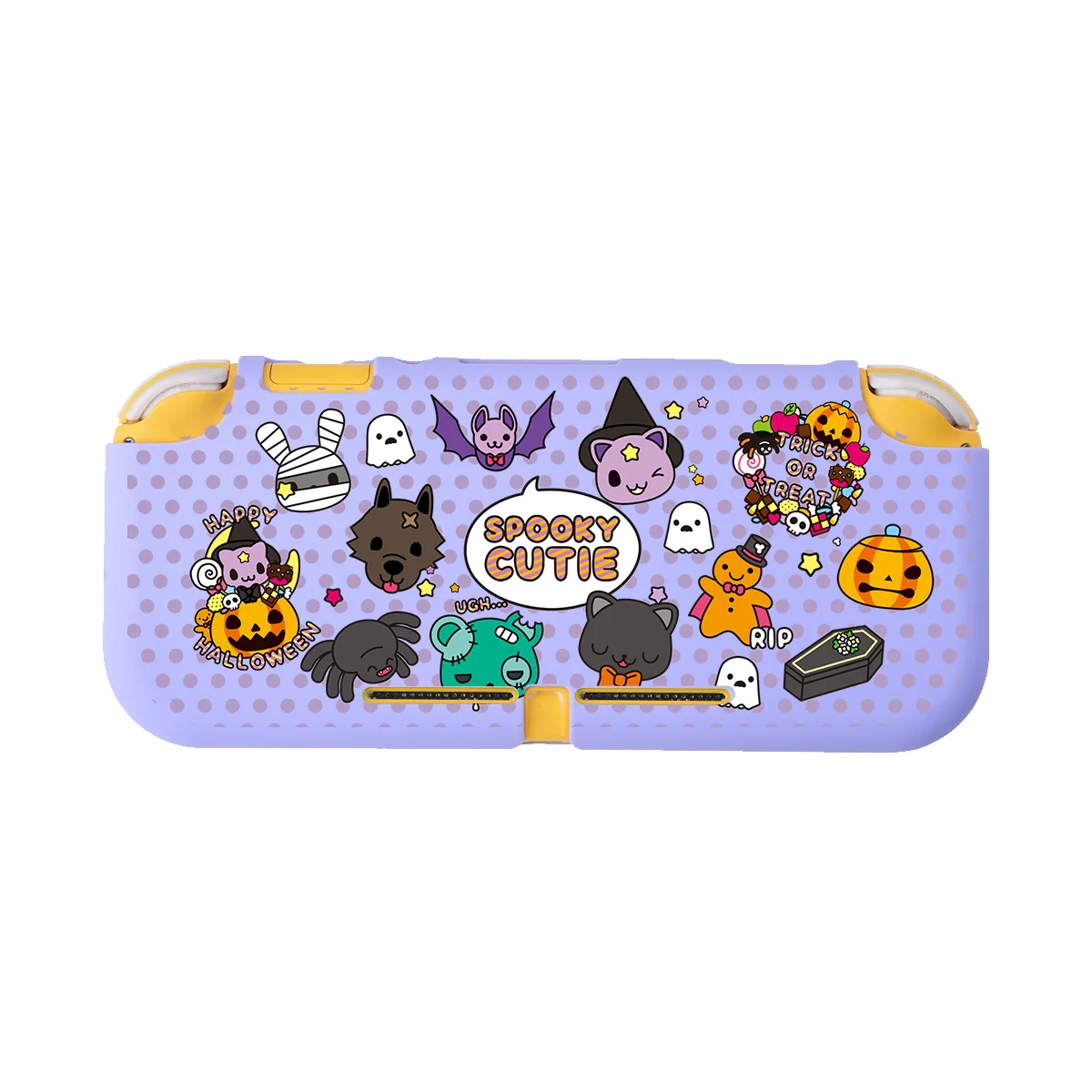 Kawaii Halloween Spookie Ghost para Nintendo Switch Lite Soft Tpu Skin Shell Cover Console ns Lite Acessórios para Jogos Estojo Rosa