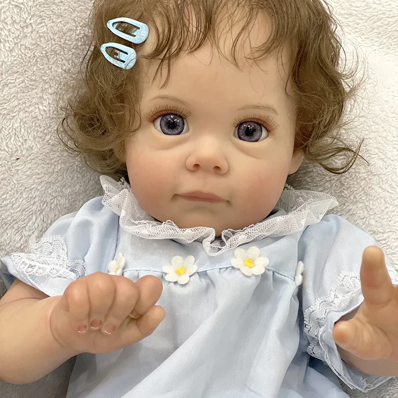 Reborn Toddler Doll Handmade Lifelike Reborn Toddler Collectible Art Doll 55cm Aliexpress