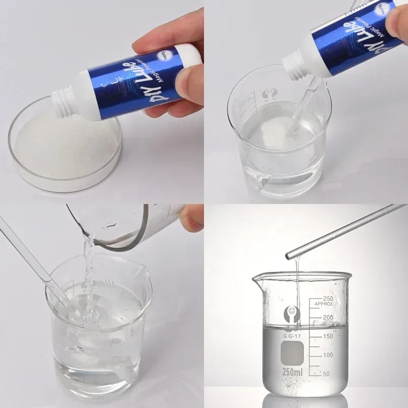 DIY Powder Lubricant Personal Lube 45g Water Soluble Sexual Lubricant Sex Shop Use