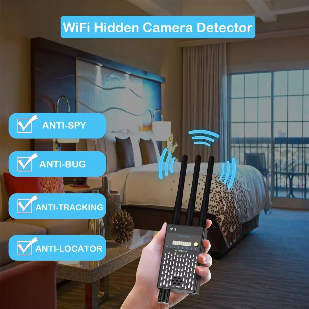 AntiSpyCDMASignalFinderRFDetectorGSMAudioGPS4G5GMobileSignalBluetoothWiFijammerblockerSpyGadgetDeviceDetect-AliExpress