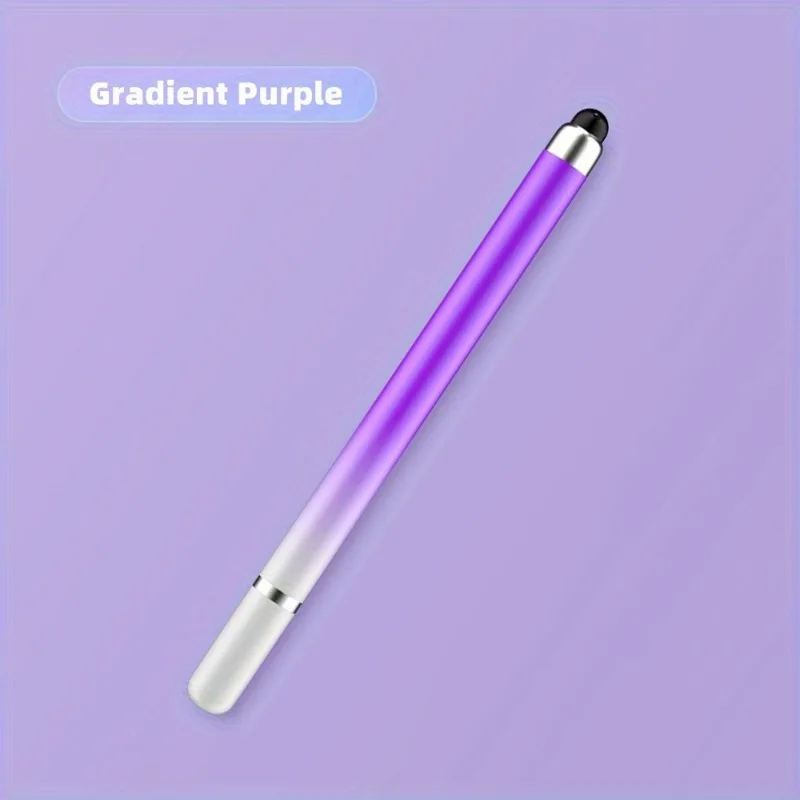 High-Precision 2-in-1 Silicone Tip Stylus Pen for Smartphones & Tablets – Ideal for Video Editing, Drawing, and Handwriting