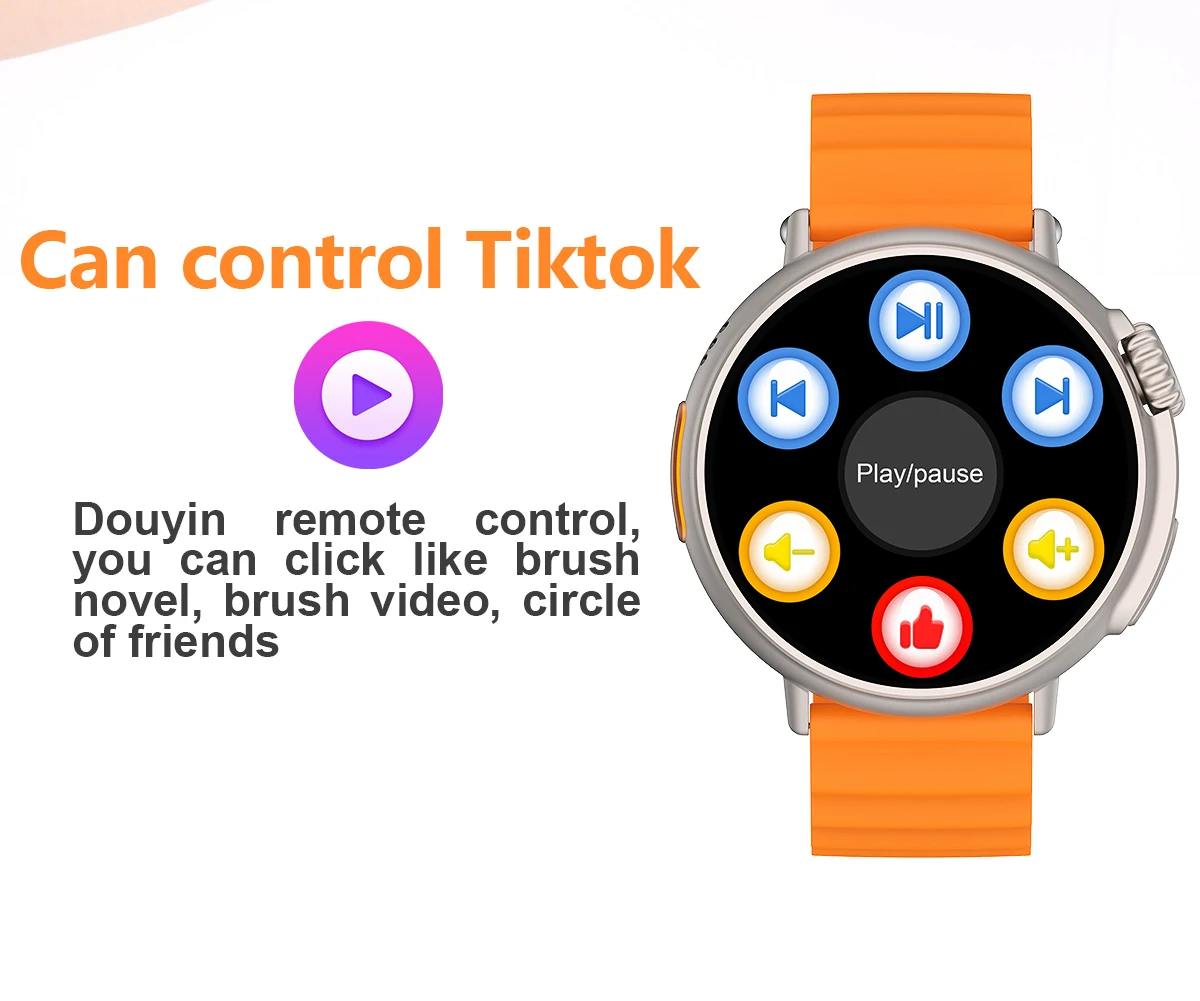 Title 18, Smartwatch con schermo AMOLED da 1.6 pollici a ...