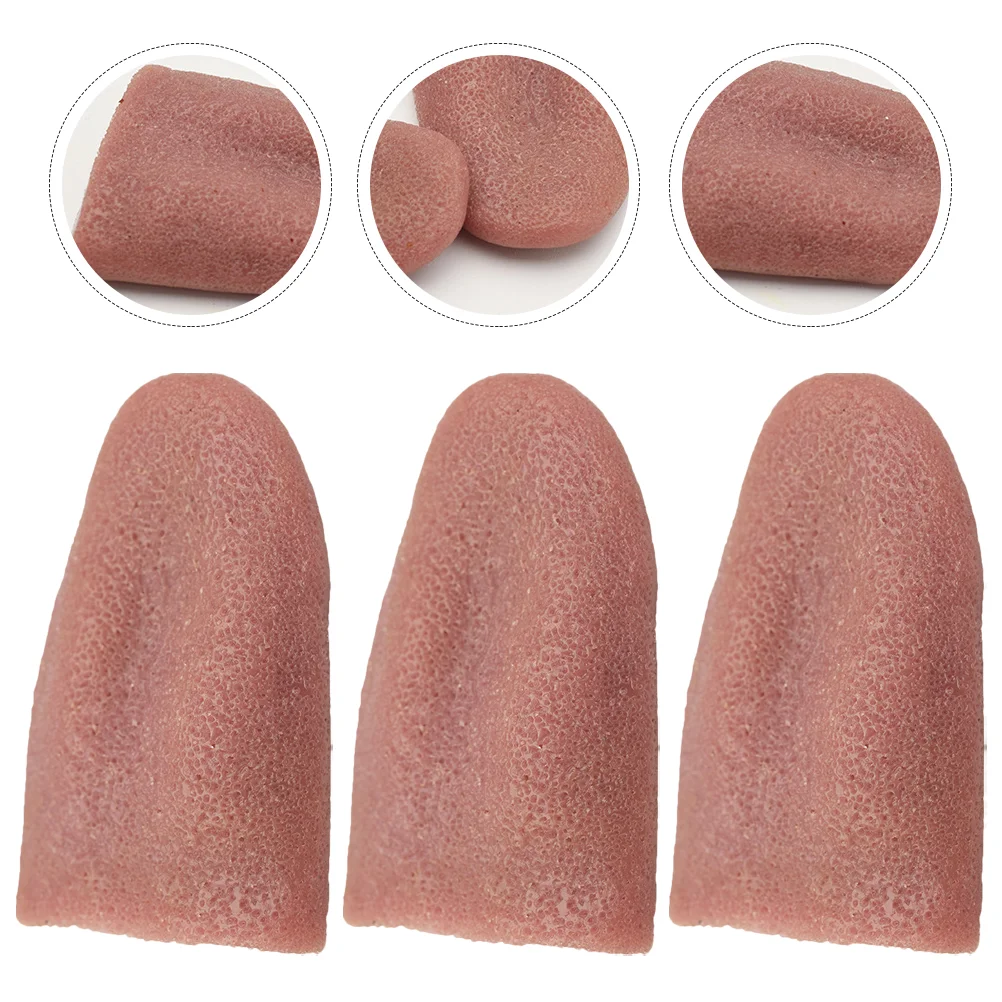 

3 Pcs Festival Horror Props Stage Performance Steel Needle Trick Toys Silica Gel Scene Layout