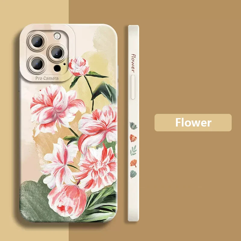 Vibrant Watercolor Floral Phone Case - Soft Protective Cover
