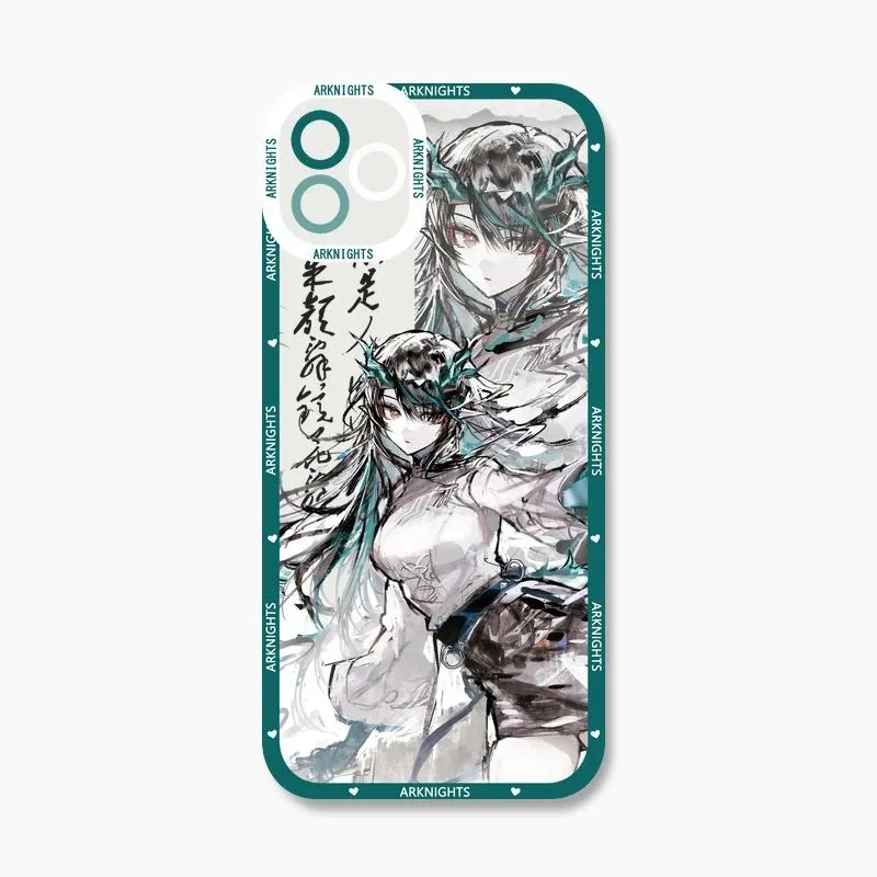 Anime Arknights Game-Themed Silicone Phone Case