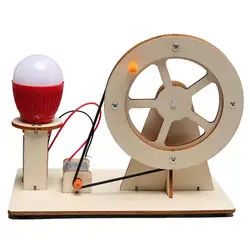DIY Wooden Hand Generator STEM Kit - Educational Science Toy (1PCS)