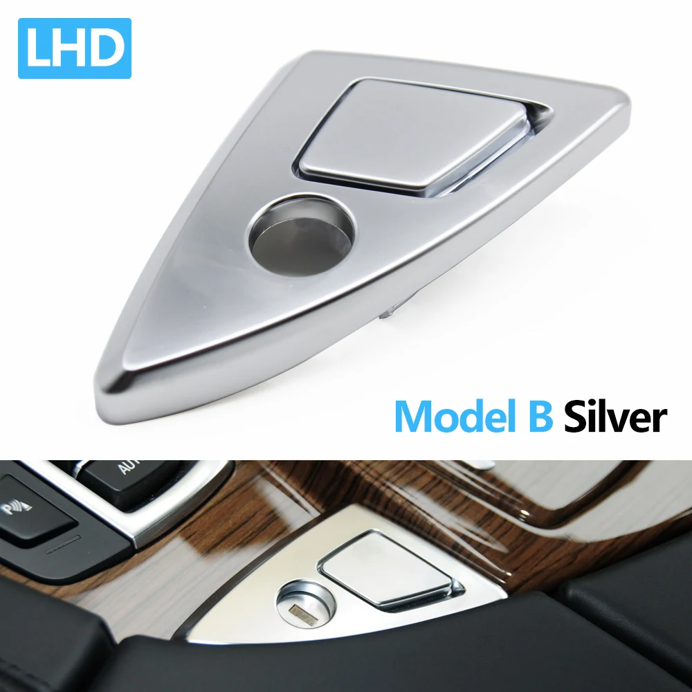 LHD RHD Car Interior Front Center Console Panel Armrest Box Switch Button Cover For BMW 5 Series F10 F11 520 523 525 2011-2017 steering wheels Interior Parts