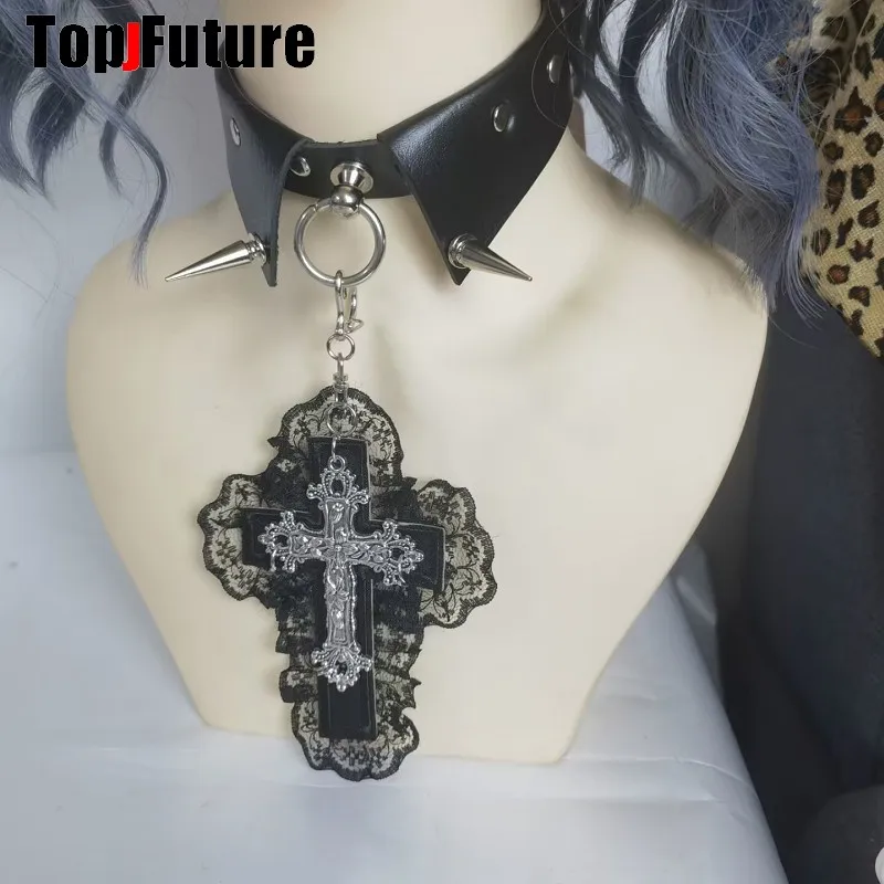 customize Harajuku Gothic women Punk necklace streetwear