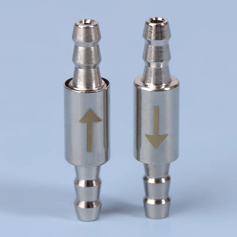 

1pc 4ml aquarium stainless steel non-return valve CO2 stop valve CO2 check valve