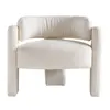 Beige Boucle Accent Chair - Chic Upholstered Seating - 34.65" Wide 3