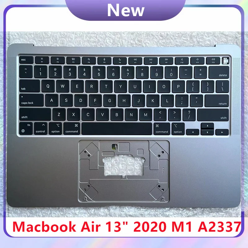 Per Macbook Air 13 "2020 M1 A2337 Topcase Con Tastiera Us Space Grey Silver Layout Con Retroilluminazione