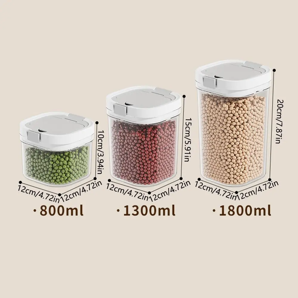 BPA-free UV-Resistant Milk Powder Jar Reusable Stackable Food Sealed Box Portable with Scraper Spoon Coffee Bean Can Grain