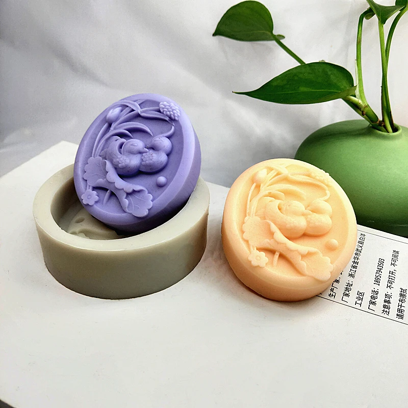 Mandarin Duck Silicone Soap Mold Lover Bird Playing in Water DIY Washing Tools Molds Candle Making Mould Handmade Gift
