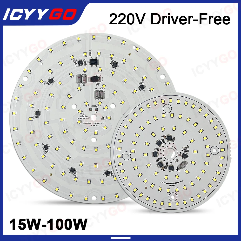 1 Piece LED Panel Light AC220V Driver-Free 15W-100W for Ceiling, led lamp,led light panel