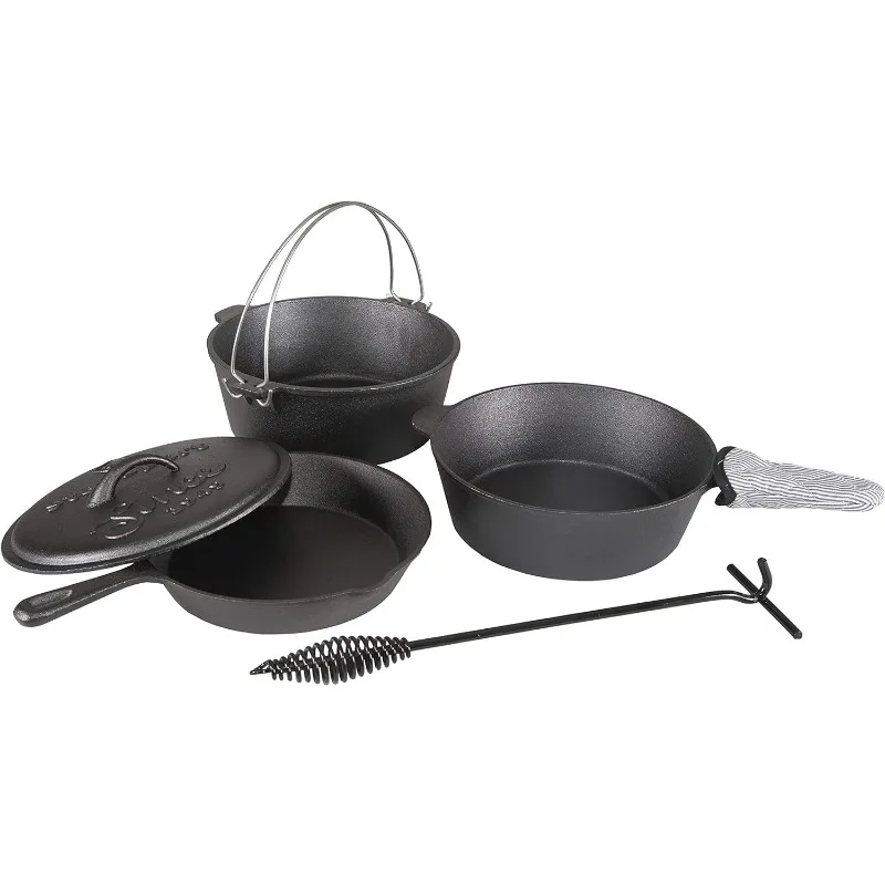 

Stansport Pre-Seasoned Cast Iron Dutch Oven