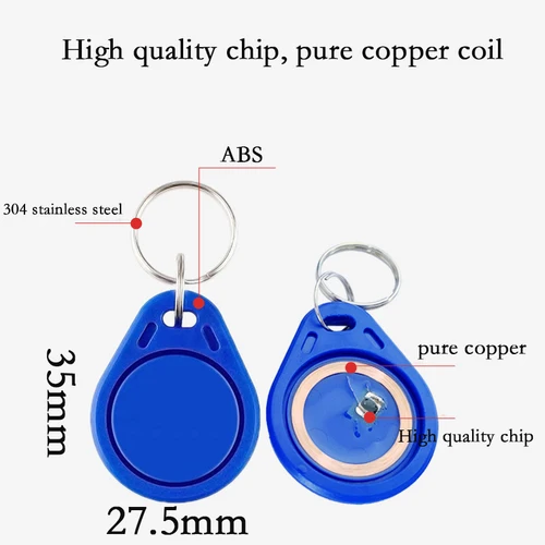 IC 카드 Mifare 복사 읽기 재기록 가능 IC 카드, 쓰기 가능, 재기록 가능, 중복 RFID 태그, 13.56MHz 카드 근접 IC 토큰 키패드, 1 개 4