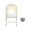 Commode Chair Adjustable Height Folding Foldable Lightweight Shower Toilet Potty Chair Elderly Disabled 3