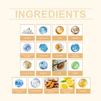 Savon au curcuma et au citron OceAura 100g pour un nettoyage doux de la peau et du corps, savon de bain rafraîchissant et hydratant au parfum agréable 3