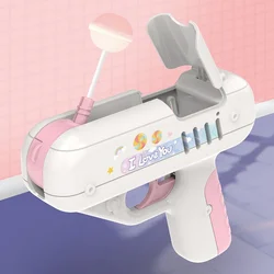 Lollipop arma de doces bonito animal amor surpresa brinquedos doces para namoradas brinquedo luz para o amigo do menino crianças menina amigo presente
