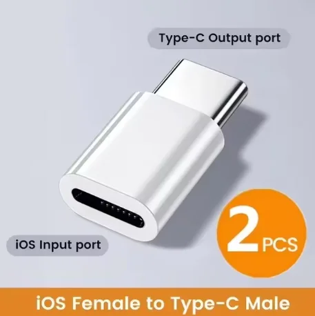 OTG 타입 C - 라이트닝 어댑터 (iOS 암 - USB C 수) 고속 충전 어댑터 (아이폰 14 Pro 노트북 컨버터)