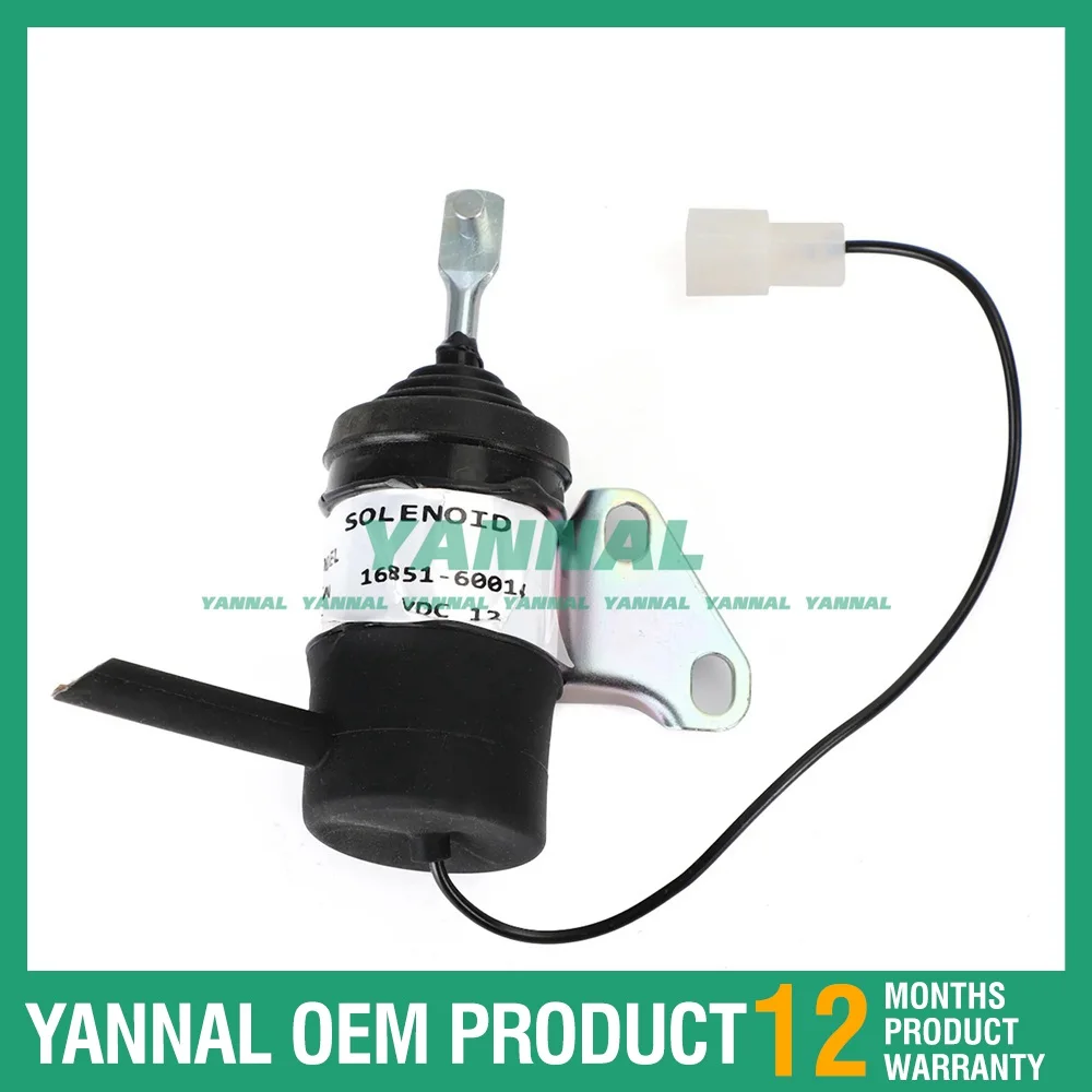 

Fuel Shut Off Solenoid 16851-60014 For Kubota G1700 G1800 G1800S GF1800 GF1800E