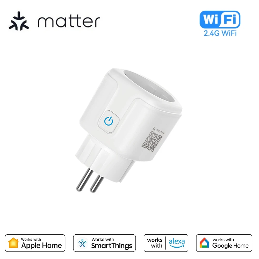 Smart WiFi Mini Plug with APP Control for Home Appliance Automation