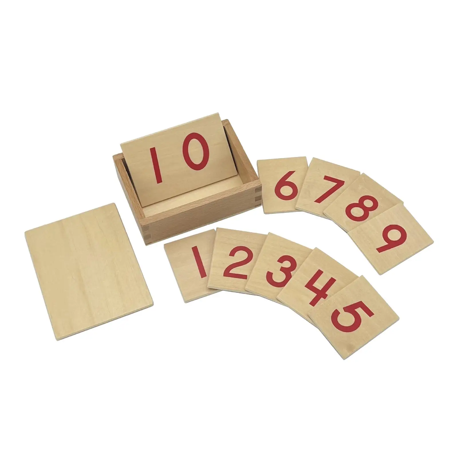 

Small Number Cards with Box for Kindergarten Early Education Learning Centre