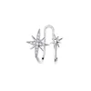 86075-50702a.jpg Boucles d'oreilles étoile Sring pour femmes, couleur argent, manchettes à Clip, sans Piercing, Kpop, bijoux à la mode, cadeaux, 1 pièce